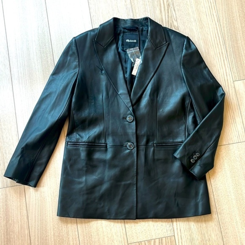 Madewell Black Leather Jacket